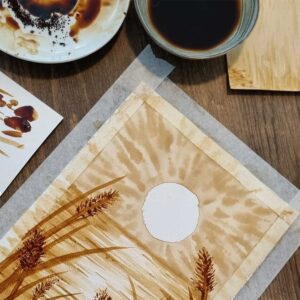 Schilderen met koffie